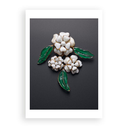 V&A Gabrielle Chanel exhibition postcard brooch